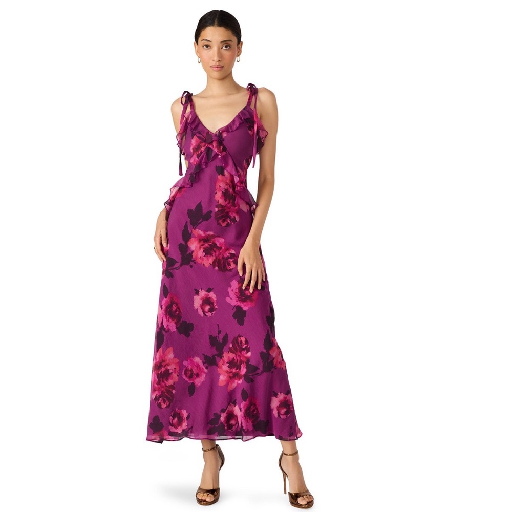 NWT Women’s Steve Madden Adalina V-Neck Midi Dress